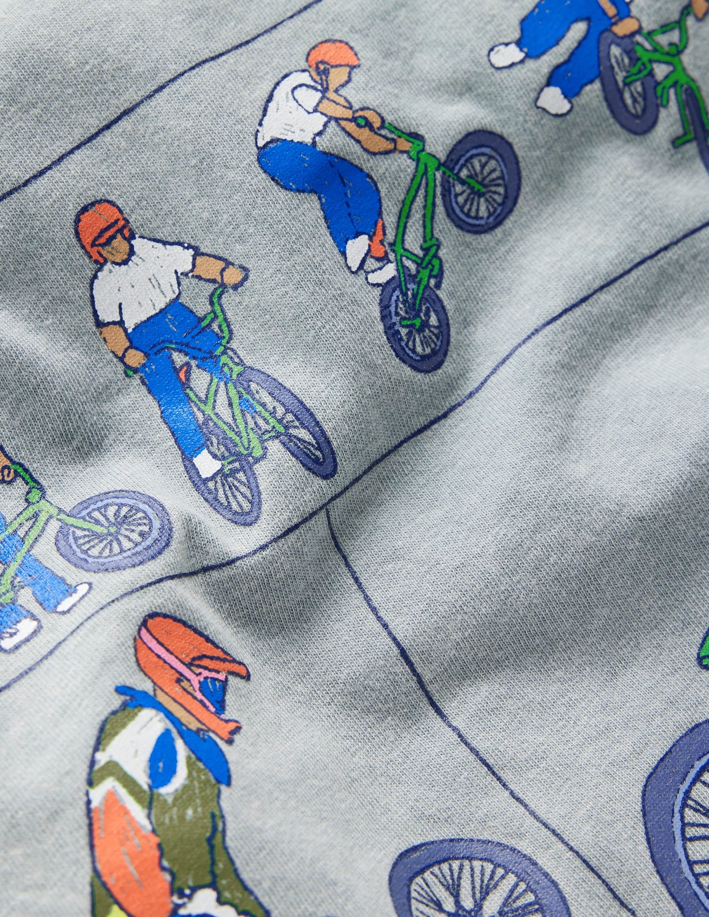 Vintage Wash Graphic T-Shirt-Bamboo Cane Freestyle Bikes
