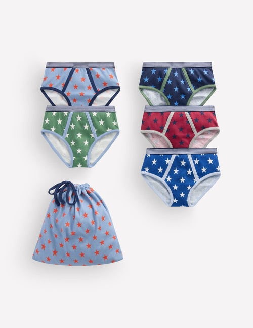 5-pack Pants-Multi Star