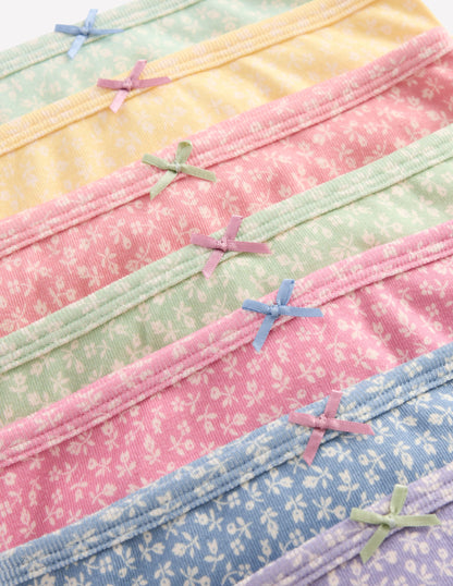 7-Pack Pants-Floral Spring