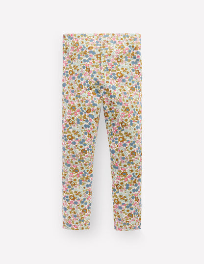 Fun Leggings-Bluejay Flowerbed