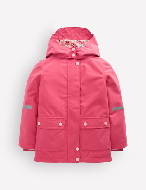 Waterproof Fisherman's Jacket-Vintage Rose