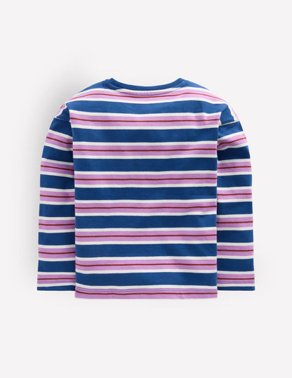 Relaxed Breton-Blue Stripe