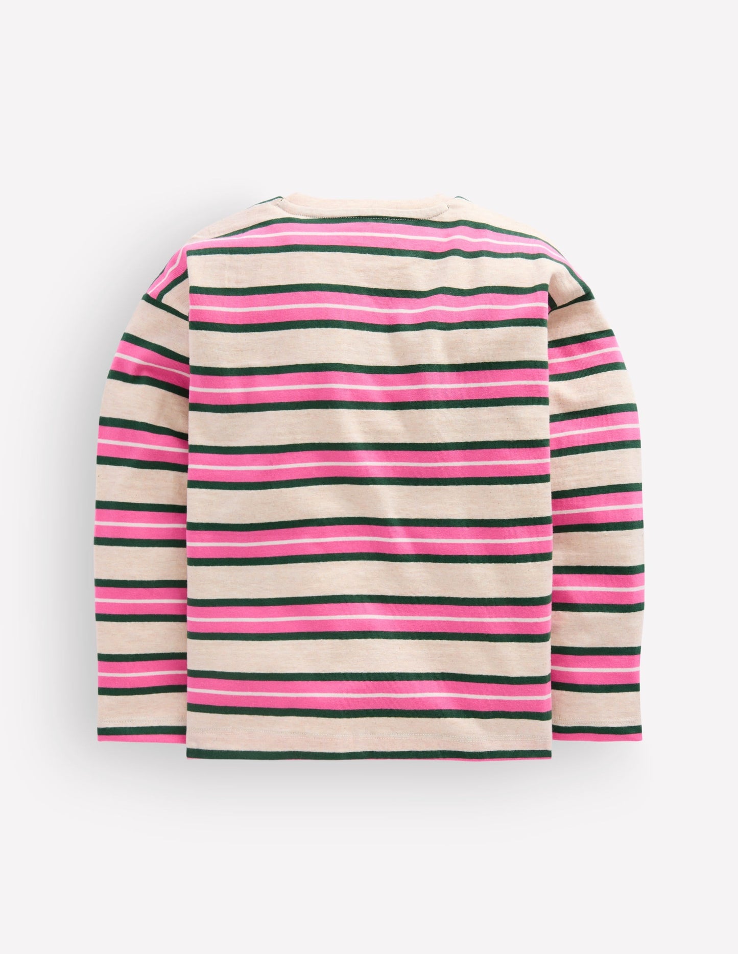 Relaxed Breton-Pink Stripe