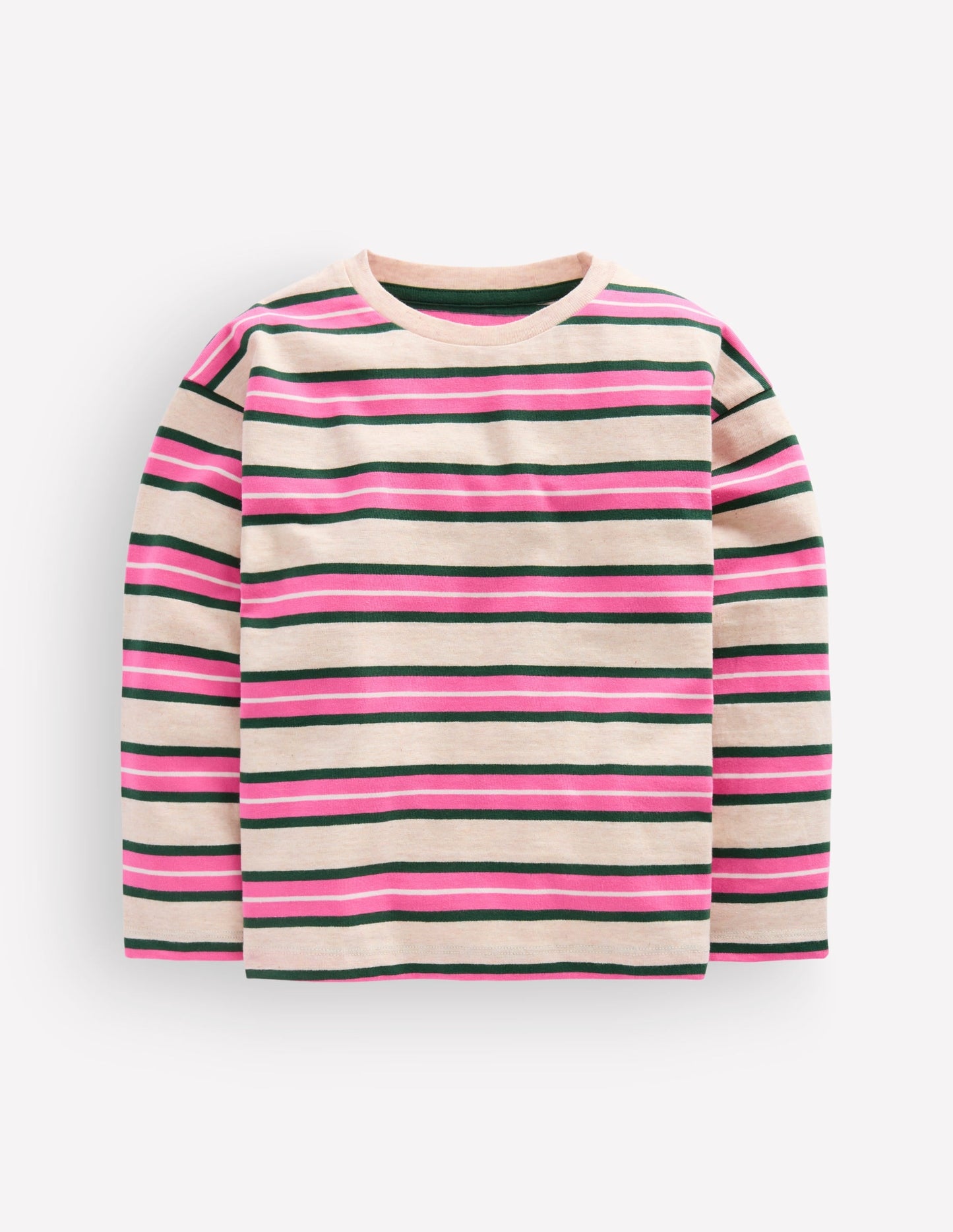 Relaxed Breton-Pink Stripe