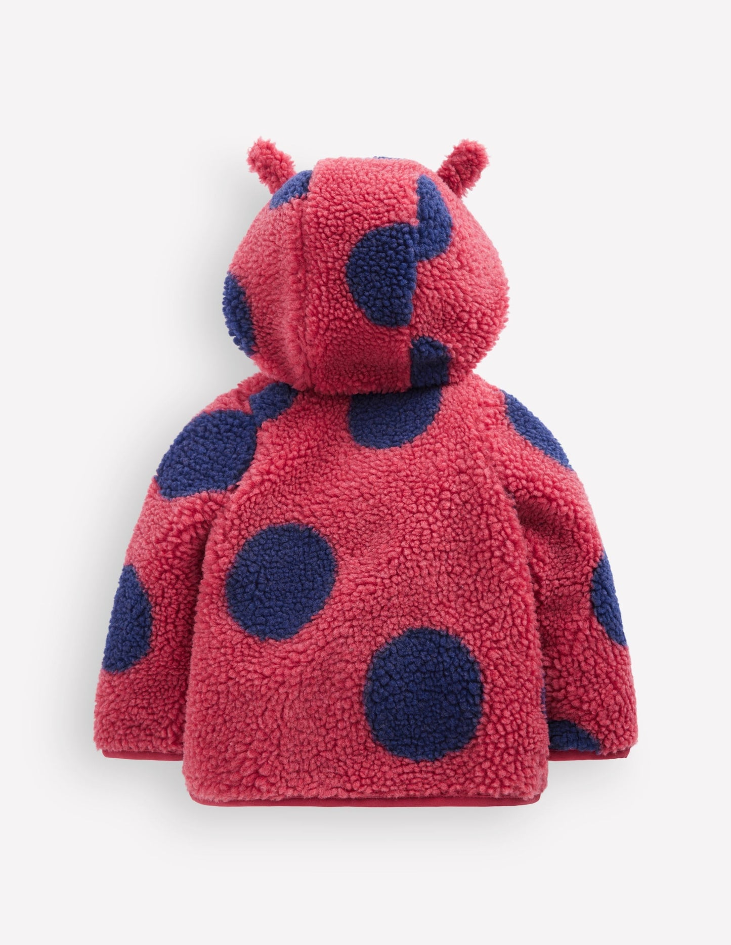 Girls Novelty Cosy Borg Jacket-Ladybird
