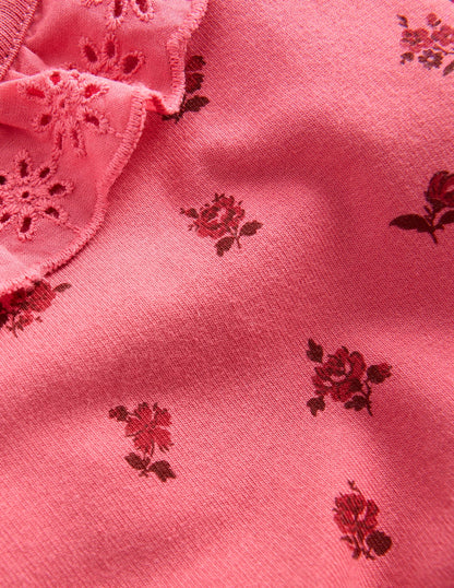 Ruffle Neck Sweat Play Set-Baroque Vintage Rose