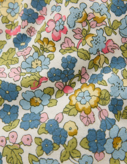 Jersey Pull-On Trousers-Blue Ditsy Floral