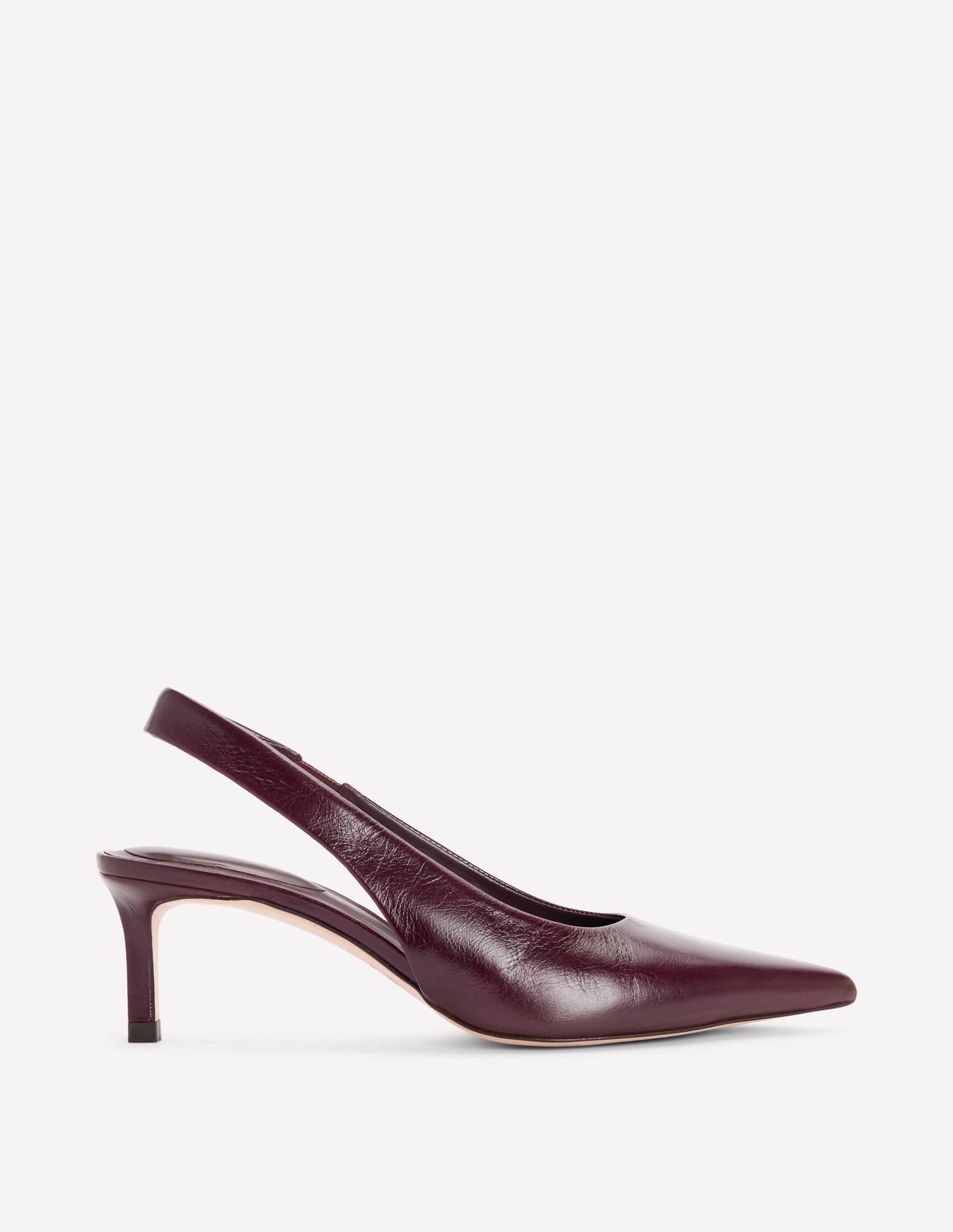 Hope Slingback Kitten Heel-Wine