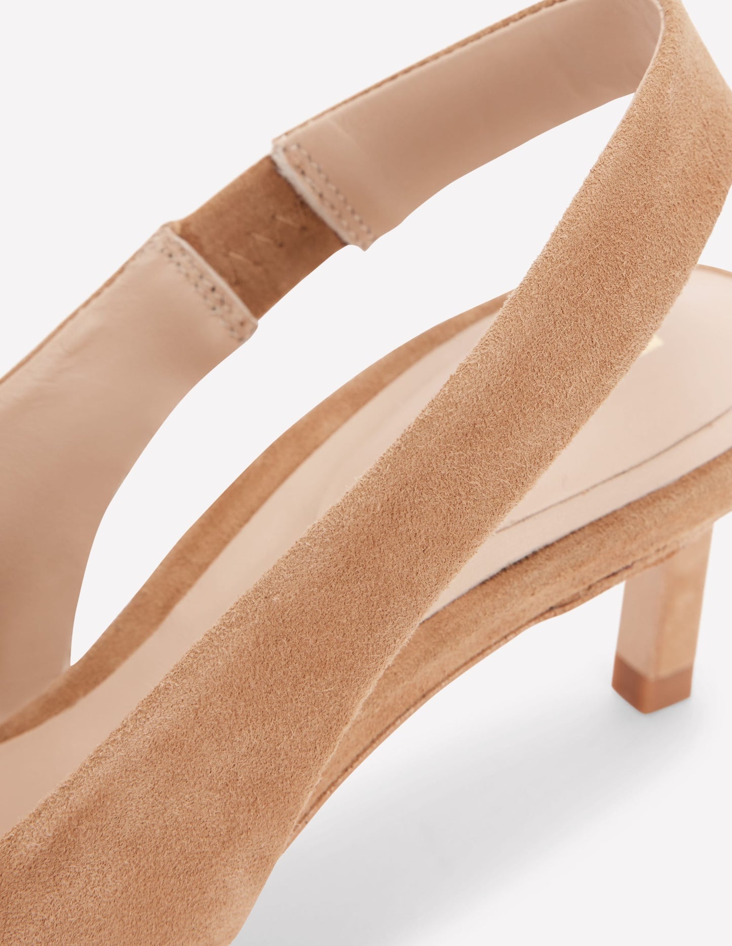 Hope Slingback Kitten Heel-Macchiato Suede