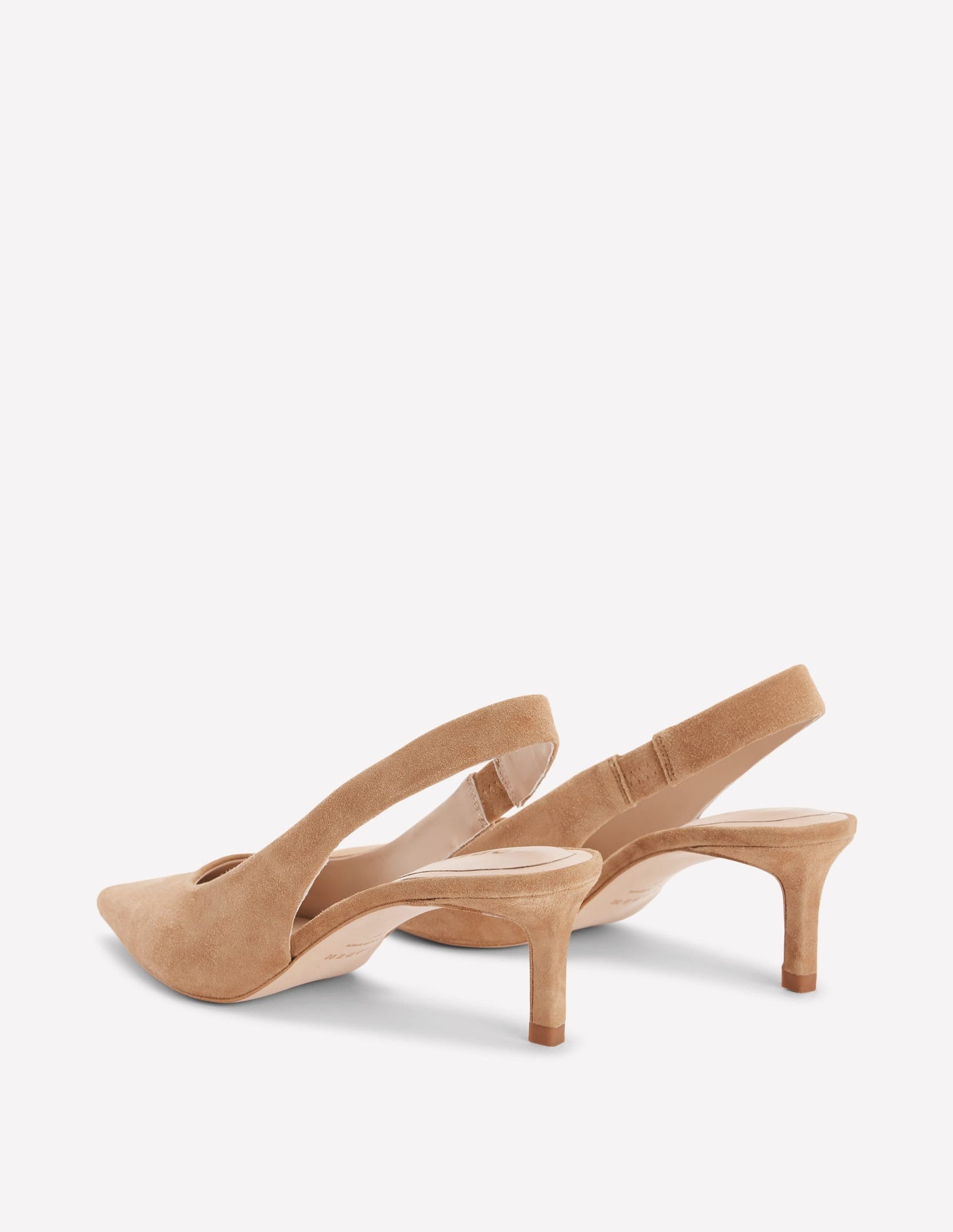 Hope Slingback Kitten Heel-Macchiato Suede